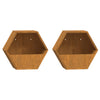 Kukkalaatikot 2 kpl ruoste Corten teräs 30x10x25 cm - Vuodevaatteet
