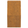 Kukkalaatikot 2 kpl ruoste Corten teräs 30x10x25 cm - Vuodevaatteet