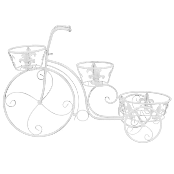 Kukkateline polkupyörän muotoinen vintagetyylinen metalli