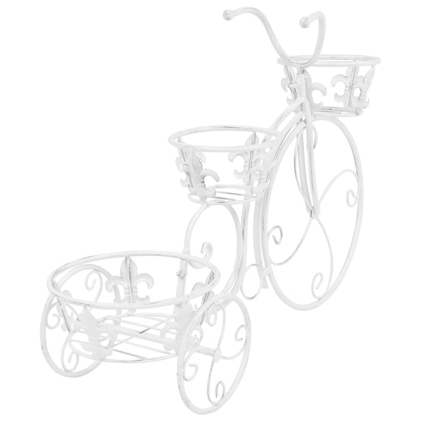 Kukkateline polkupyörän muotoinen vintagetyylinen metalli