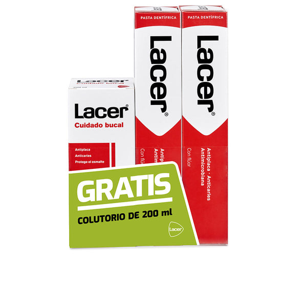 Lacer Pasta dentífrica setti 3 kpl | Vuodevaatteet.fi