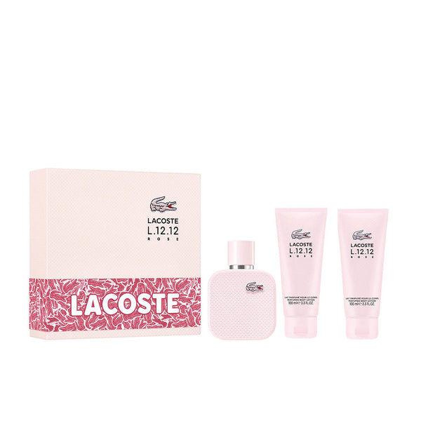 Lacoste L.12.12 Rose Case 3 Pcs | Vuodevaatteet.fi