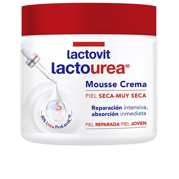 Lactovit Lacto-Urea Mousse Creme Face & Body 400 Ml | Vuodevaatteet.fi