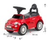 Lasten potkuauto Fiat 500 Punainen - Vuodevaatteet.fi