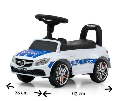 Lasten potkuauto Mercedes-Amg C63 Coupe Poliisi - Vuodevaatteet.fi