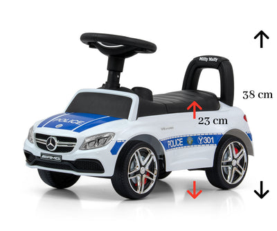 Lasten potkuauto Mercedes-Amg C63 Coupe Poliisi - Vuodevaatteet.fi