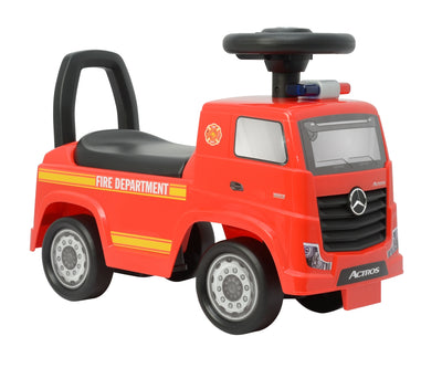 Lasten potkuauto Mercedes-Benz Fire Truck Punainen - Vuodevaatteet.fi