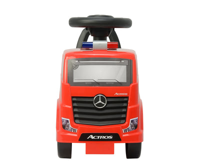 Lasten potkuauto Mercedes-Benz Fire Truck Punainen - Vuodevaatteet.fi