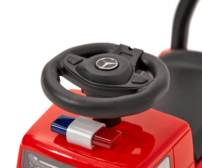 Lasten potkuauto Mercedes-Benz Fire Truck Punainen - Vuodevaatteet.fi