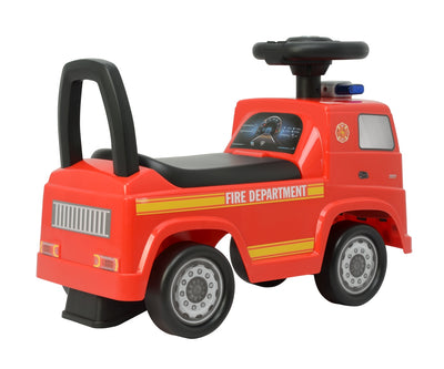 Lasten potkuauto Mercedes-Benz Fire Truck Punainen - Vuodevaatteet.fi