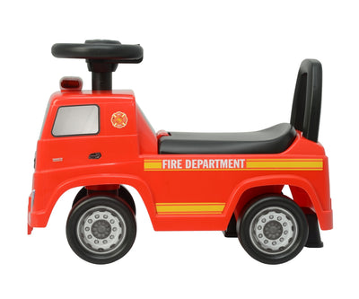 Lasten potkuauto Mercedes-Benz Fire Truck Punainen - Vuodevaatteet.fi