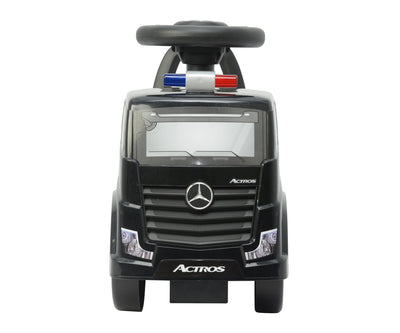 Lasten potkuauto Mercedes-Benz Poliisi Musta - Vuodevaatteet.fi