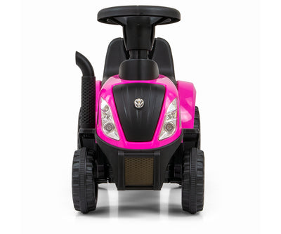 Lasten Potkuauto New Holland T7 Traktori Pinkki - Vuodevaatteet.fi