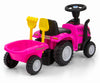 Lasten Potkuauto New Holland T7 Traktori Pinkki - Vuodevaatteet.fi