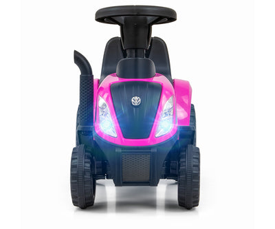 Lasten Potkuauto New Holland T7 Traktori Pinkki - Vuodevaatteet.fi