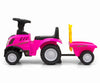 Lasten Potkuauto New Holland T7 Traktori Pinkki - Vuodevaatteet.fi