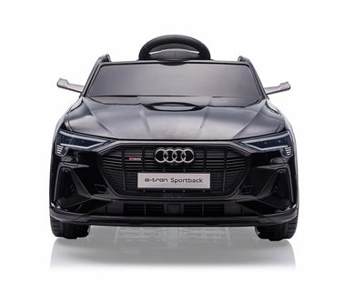 Lasten sähköauto - Audi E-Tron Sportback 4X4 Musta - Vuodevaatteet.fi