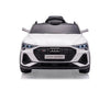 Lasten sähköauto - Audi E-Tron Sportback 4X4 Valkoinen - Vuodevaatteet.fi