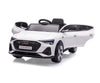 Lasten sähköauto - Audi E-Tron Sportback 4X4 Valkoinen - Vuodevaatteet.fi