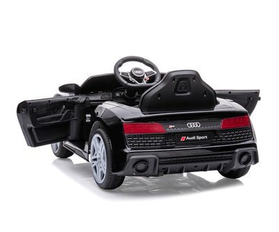 Lasten sähköauto - Audi R8 Spyder Musta - Vuodevaatteet.fi