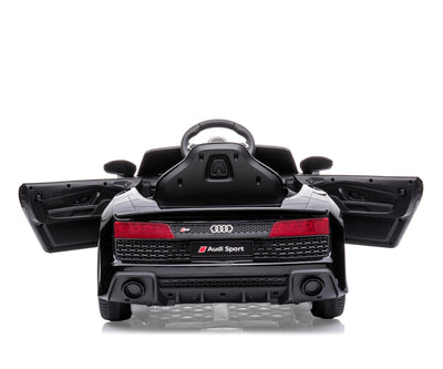 Lasten sähköauto - Audi R8 Spyder Musta - Vuodevaatteet.fi