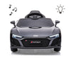 Lasten sähköauto - Audi R8 Spyder Musta - Vuodevaatteet.fi