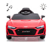 Lasten sähköauto - Audi R8 Spyder Punainen - Vuodevaatteet.fi