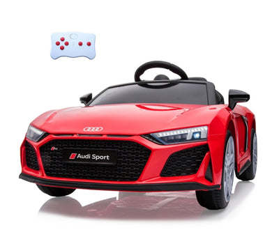 Lasten sähköauto - Audi R8 Spyder Punainen - Vuodevaatteet.fi
