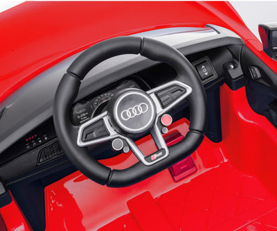 Lasten sähköauto - Audi R8 Spyder Punainen - Vuodevaatteet.fi