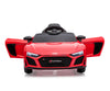 Lasten sähköauto - Audi R8 Spyder Punainen - Vuodevaatteet.fi