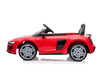 Lasten sähköauto - Audi R8 Spyder Punainen - Vuodevaatteet.fi