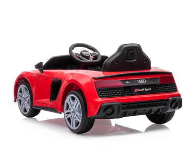 Lasten sähköauto - Audi R8 Spyder Punainen - Vuodevaatteet.fi