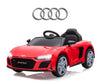 Lasten sähköauto - Audi R8 Spyder Punainen - Vuodevaatteet.fi