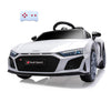 Lasten sähköauto - Audi R8 Spyder Valkoinen - Vuodevaatteet.fi