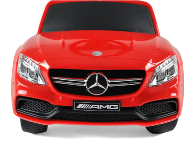 Lasten sähköauto Mercedes-Amg C63 Coupe Punainen - Vuodevaatteet.fi