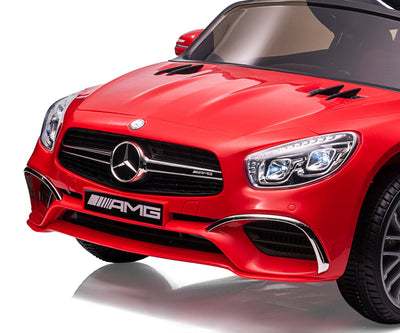 Lasten sähköauto Mercedes-Benz Sl65 Amg Punainen - Vuodevaatteet.fi