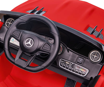 Lasten sähköauto Mercedes-Benz Sl65 Amg Punainen - Vuodevaatteet.fi