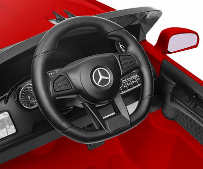 Lasten sähköauto Mercedes-Benz Sl65 Amg Punainen - Vuodevaatteet.fi