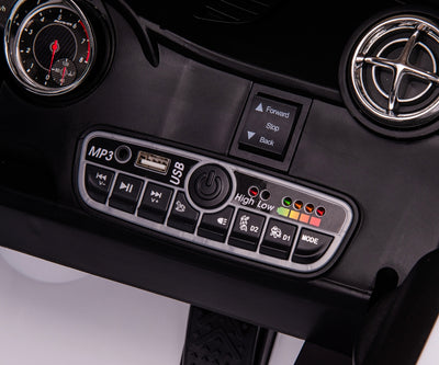 Lasten sähköauto Mercedes-Benz Sl65 Amg Valkoinen - Vuodevaatteet.fi