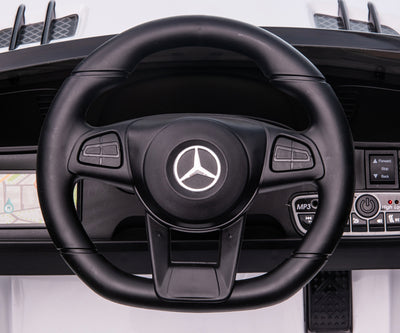 Lasten sähköauto Mercedes-Benz Sl65 Amg Valkoinen - Vuodevaatteet.fi