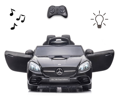 Lasten sähköauto Mercedes-Benz Slc Musta - Vuodevaatteet.fi