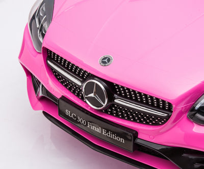 Lasten sähköauto Mercedes-Benz Slc Vaaleanpunainen - Vuodevaatteet.fi