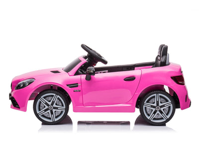 Lasten sähköauto Mercedes-Benz Slc Vaaleanpunainen - Vuodevaatteet.fi