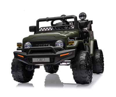 Lasten sähköauto Toyota Fj Cruiser Army - Vuodevaatteet.fi