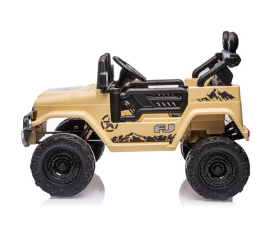 Lasten sähköauto Toyota Fj Cruiser Khaki - Vuodevaatteet.fi