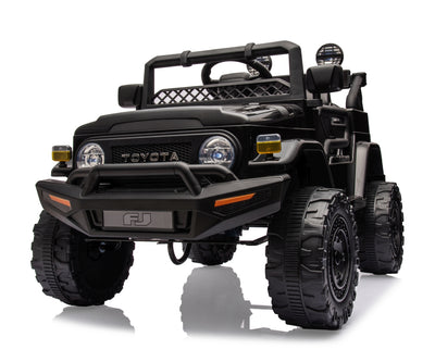 Lasten sähköauto Toyota Fj Cruiser Musta - Vuodevaatteet.fi