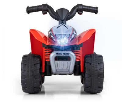 Lasten sähkömönkijä - Quad Honda Atv Punainen - Vuodevaatteet.fi