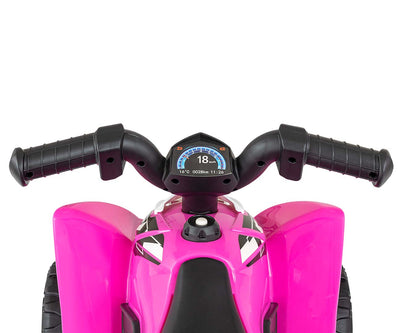 Lasten sähkömönkijä - Quad Honda Atv Vaaleanpunainen - Vuodevaatteet.fi