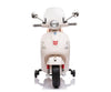 Lasten sähköskootteri Vespa Gts Super Valkoinen - Vuodevaatteet.fi