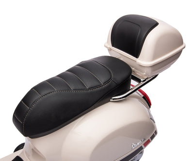 Lasten sähköskootteri Vespa Gts Super Valkoinen - Vuodevaatteet.fi